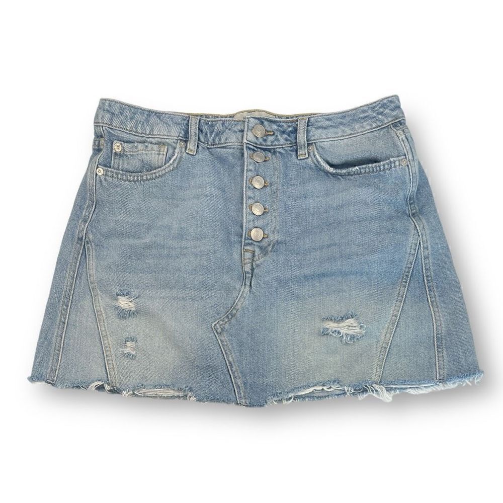 We The Free Buttonfly Jean Skirt Size 31